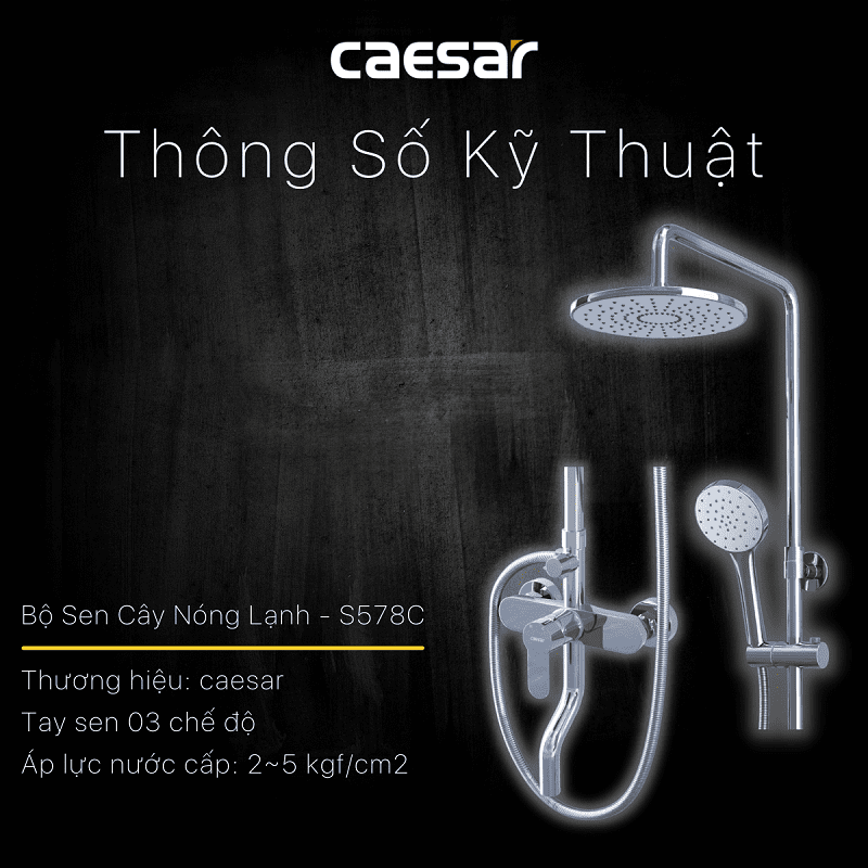 Thương hiệu sen tắm Caesar