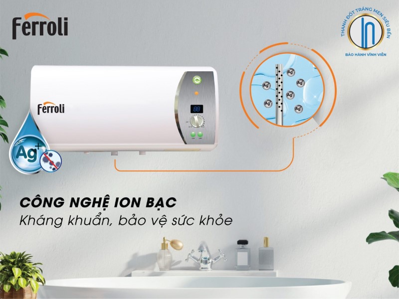 Bình nóng lạnh Ferroli 20 lít