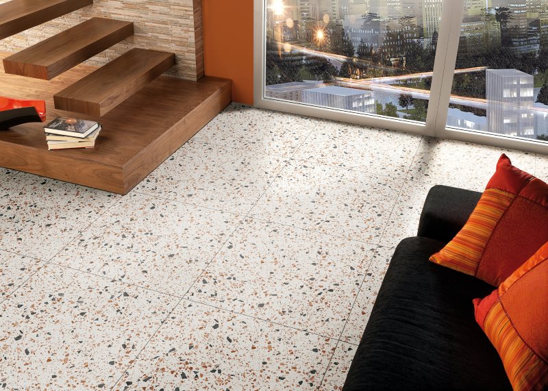 Ứng dụng của gạch giả terrazzo trong không gian