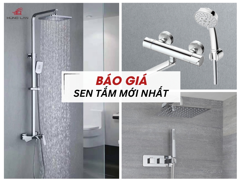 Báo giá sen tắm mới nhất