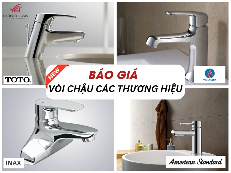 Tổng quan phân loại và giá vòi chậu mới nhất hiện nay