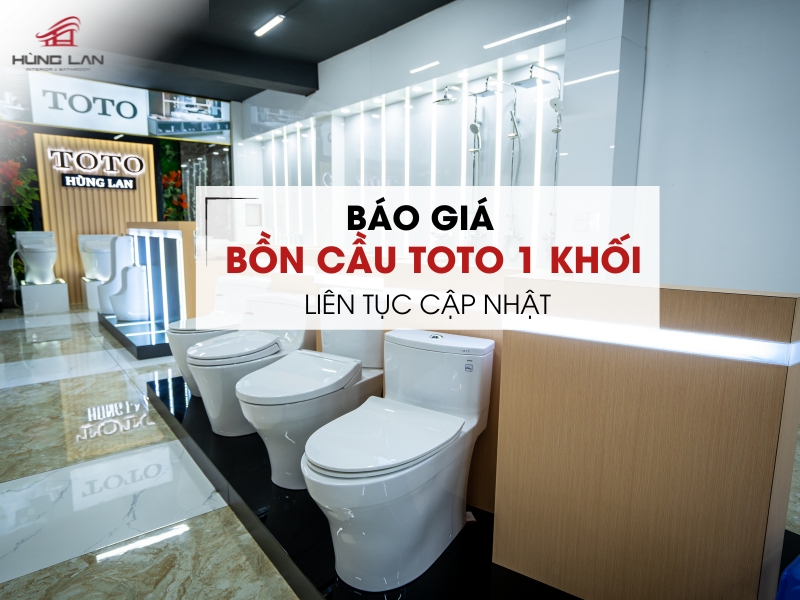 Bảng báo giá bồn cầu TOTO 1 khối 