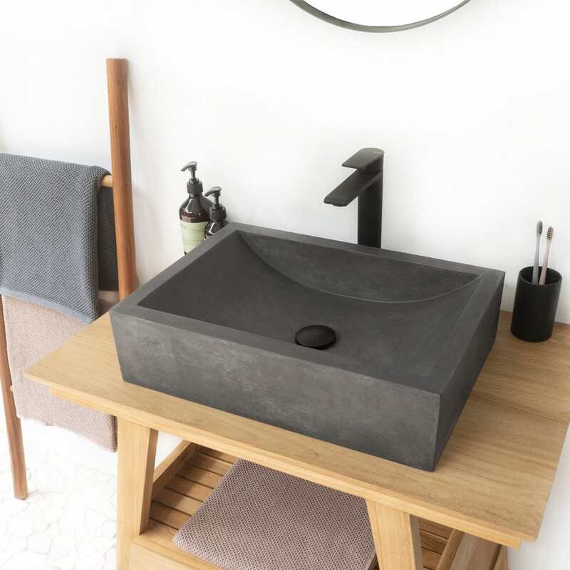 Lavabo xi măng có dễ bị nứt hay ố màu không?