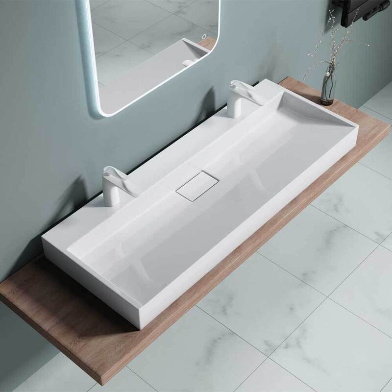 Chậu lavabo bằng Composite