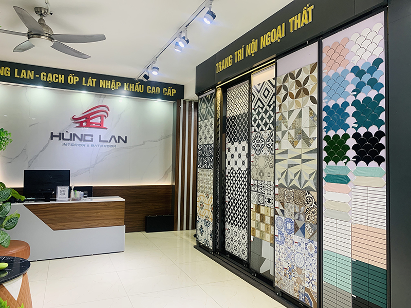 Showroom Hùng Lan địa chỉ mua gạch lục giác giá tốt