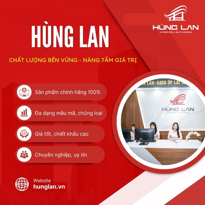 Lựa chọn thiết bị vệ sinh uy tín, chính hãng tại Showroom Hùng Lan