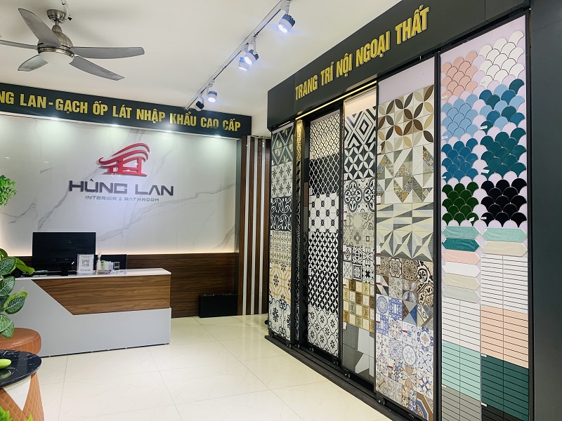 gạch trang trí đẹp giá rẻ tại showroom Hùng Lan