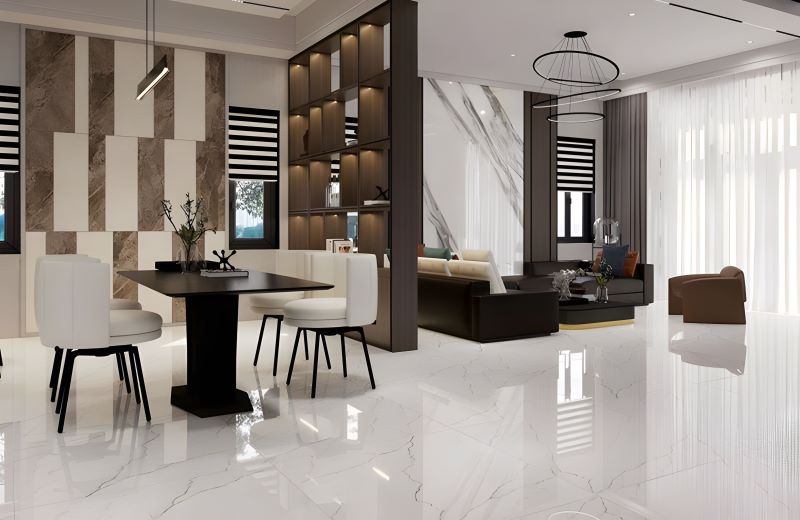 Gạch lát nền 100x100 vân đá 