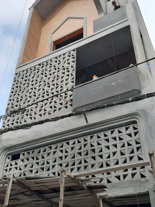  Gạch bông gió xi măng