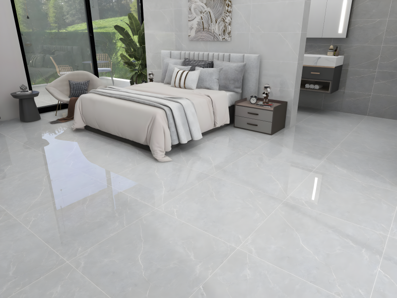 Gạch vân đá đa face ốp lát phòng ngủ