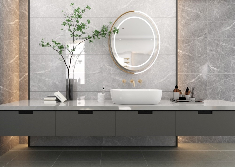 Gạch giả đá ốp nhà tắm