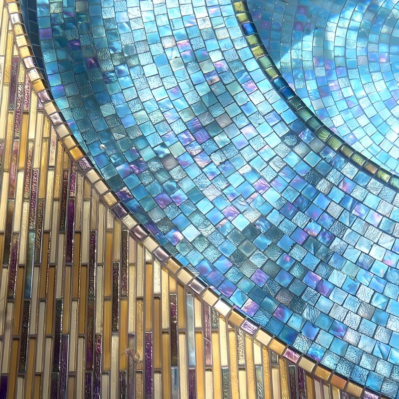 Mẫu gạch mosaic khổ vuông