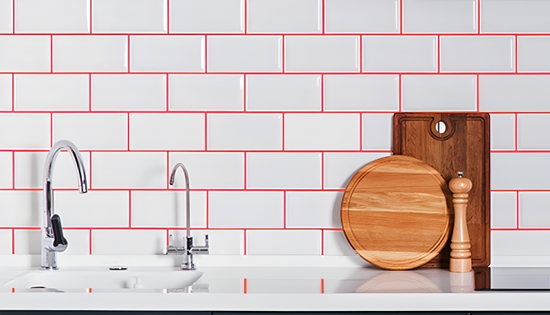 Ron gạch đã được chà đều, đẹp