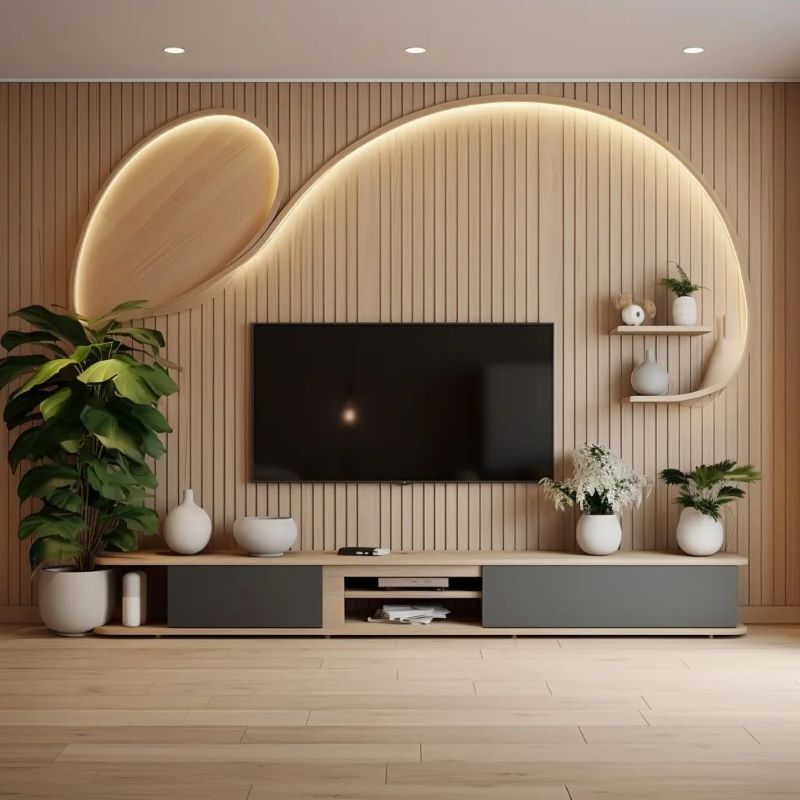 Các lựa chọn ốp phòng khách đa dạng 
