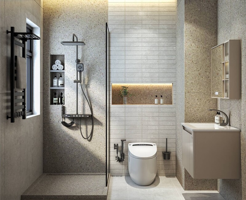 Cách chọn bồn cầu phù hợp cho phòng tắm vừa