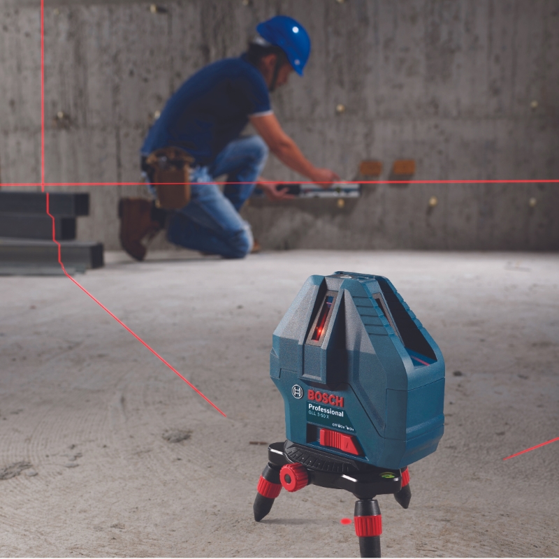 Dùng máy Laser lấy cao độ nền