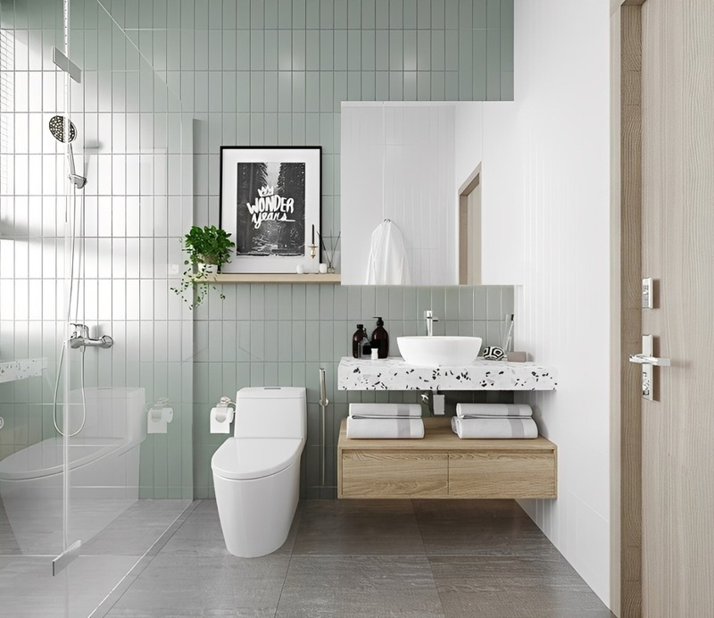 Combo thiết bị cho phòng tắm tiết kiệm nước, dễ vệ sinh