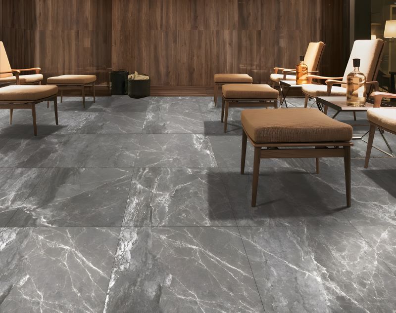 Gạch đa faces tạo điểm nhấn độc đáo cho các không gian thương mại