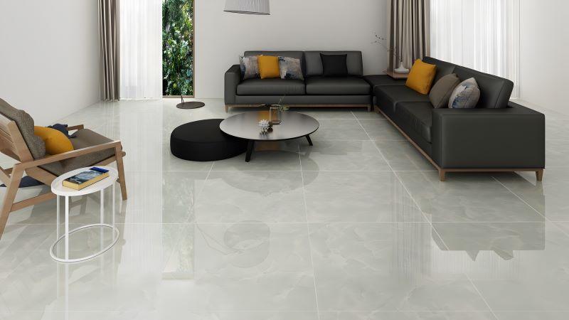 Không gian thiết kế tông màu xanh lục