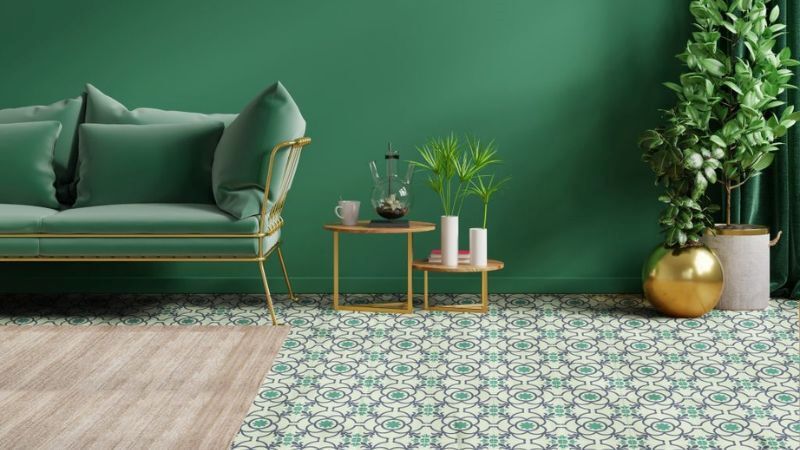 Bố trí cây xanh ở một góc nhỏ trong phòng