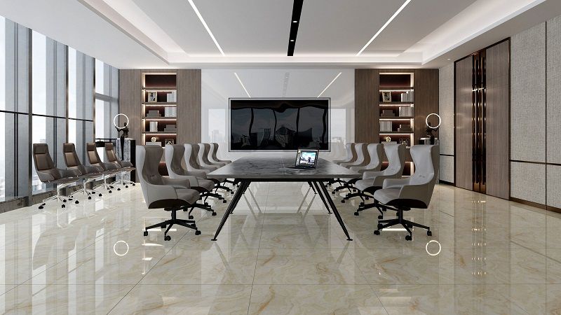 gạch lát màu trung tính cho khu vực phòng họp