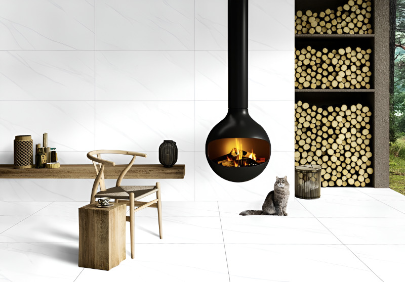 Gạch màu trắng sứ tinh khiết