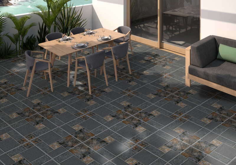 Gạch sân vườn Prime 50x50 hình học