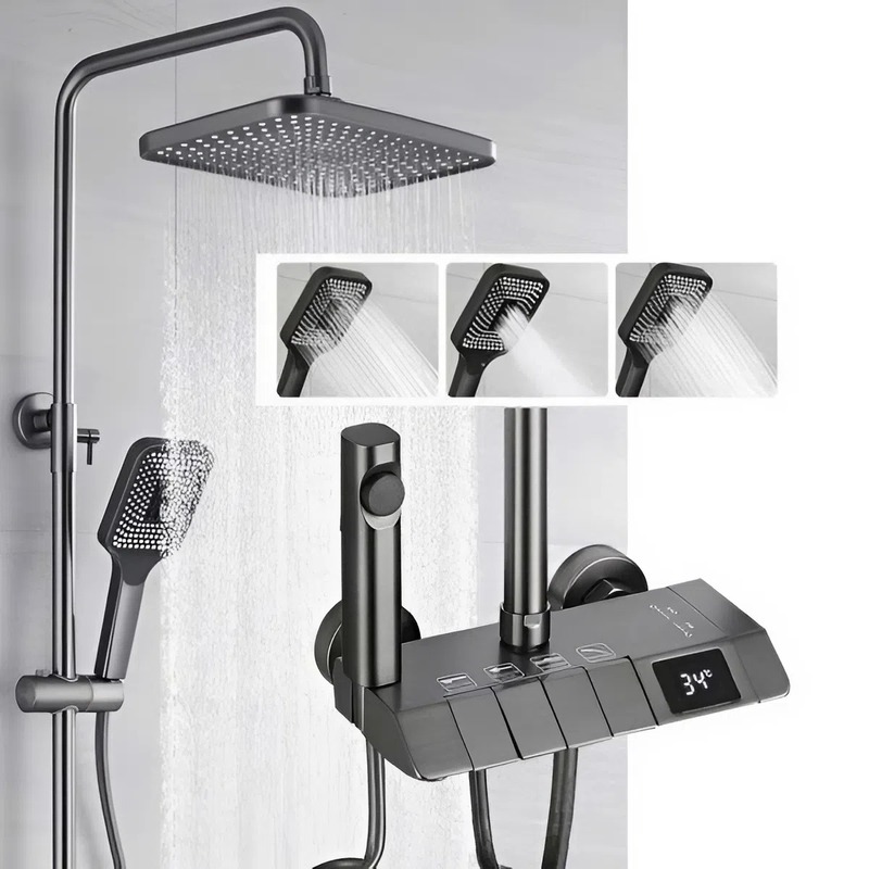 Sen tắm màu xám đen