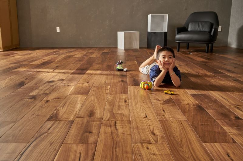 Sàn gỗ ấm cúng, thoải mái cả vào mùa đông