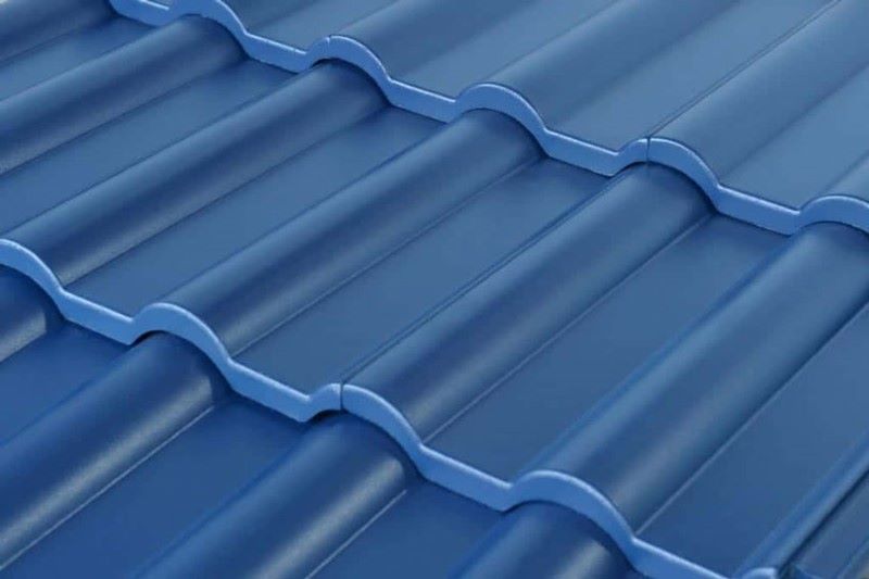 Ngói sóng Fuji tông màu xanh dương