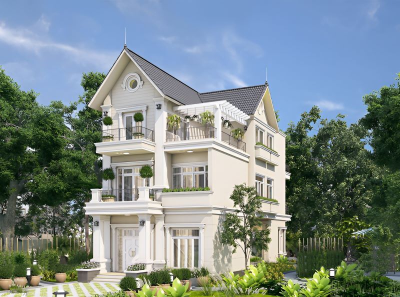 Mái Thái giúp không gian được hài hòa, tránh rối mắt