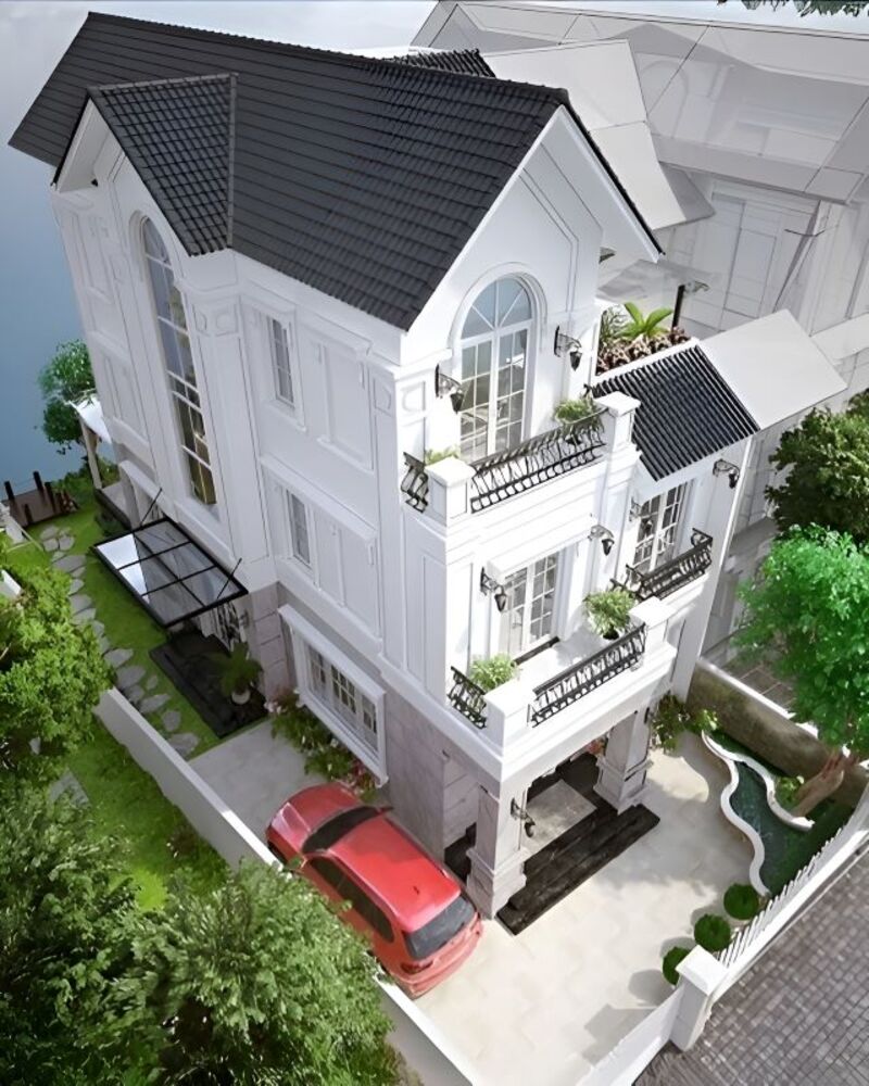 Lối thiết kế mái Thái dành cho các gia chủ yêu thích sự đơn giản nhưng không lỗi mốt