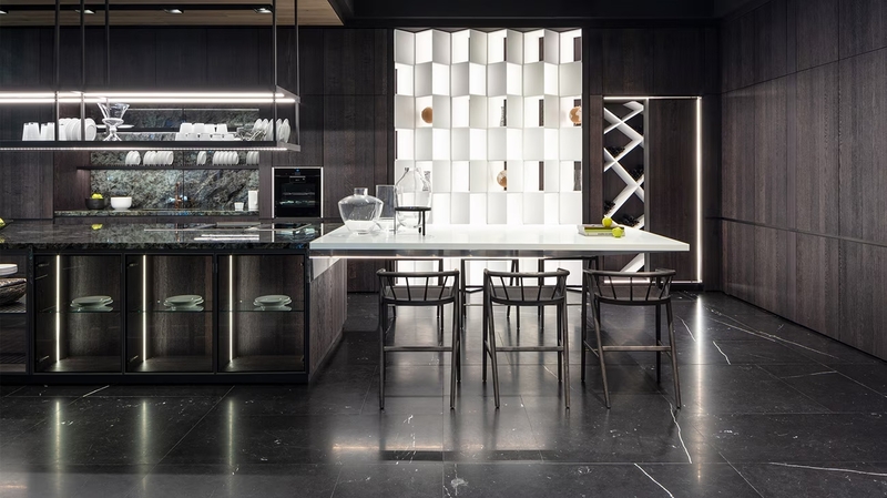 Mẫu gạch ốp lát  phù hợp phòng bếp phong cách Hi-tec