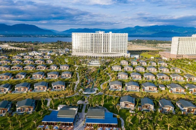 Công trình thương mại sử dụng ngói xi măng Fuji