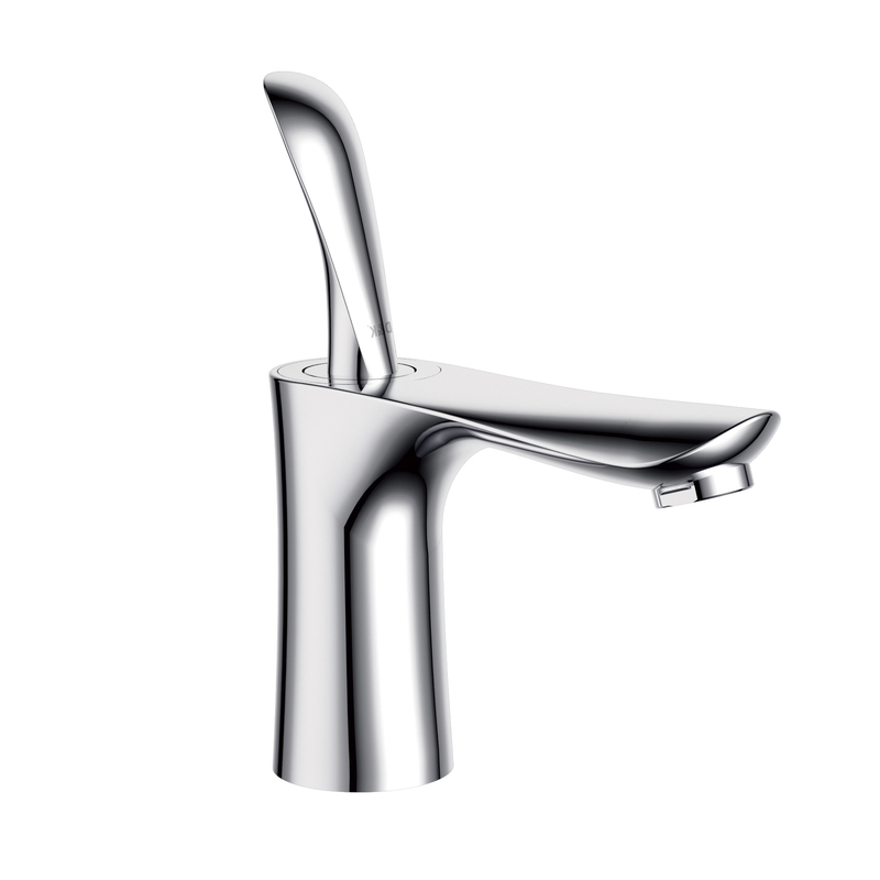 Vòi lavabo nóng lạnh cổ thấp D&K DK1032141