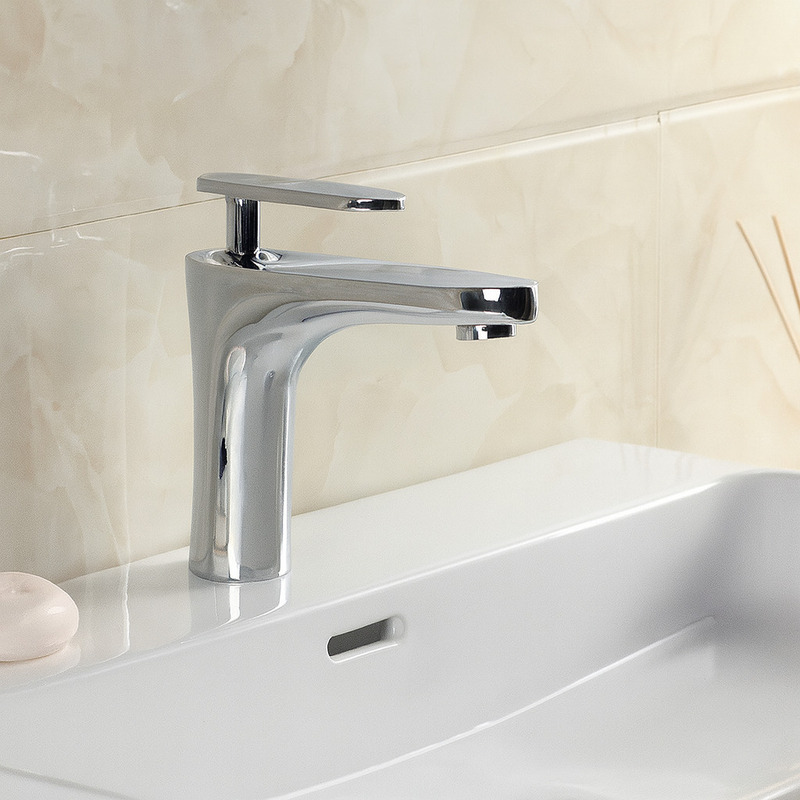 Vòi lavabo nóng lạnh cổ thấp Elimen