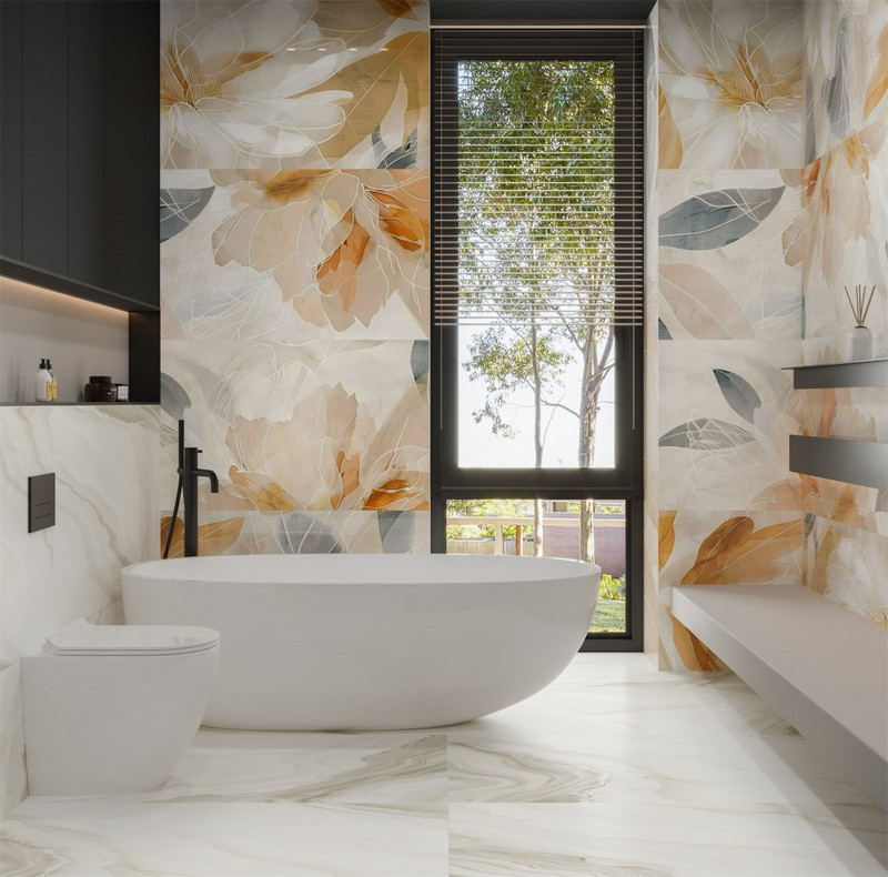 Phòng tắm đậm chất nghệ thuật