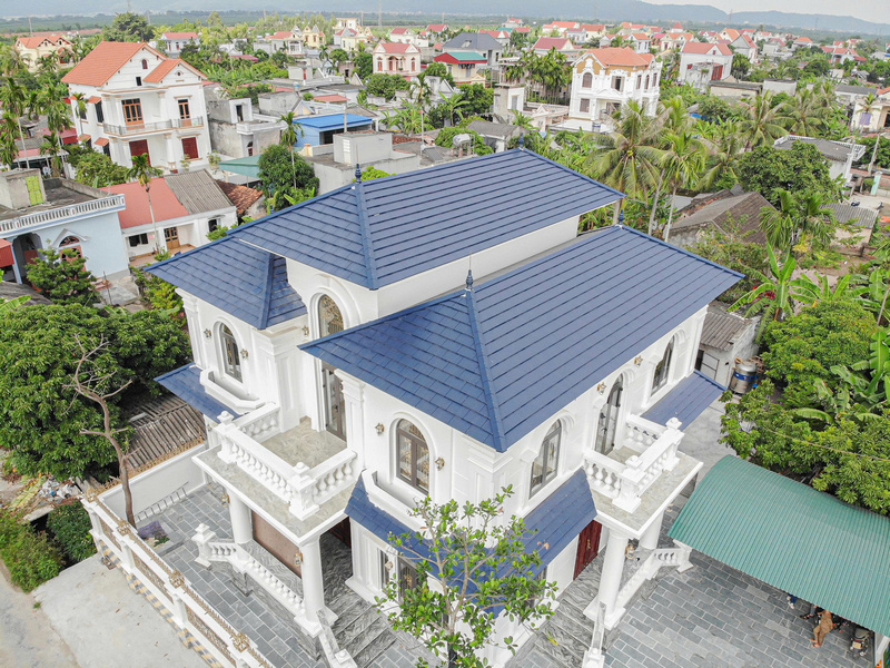 Ngói màu Fuji có thể phù hợp với nhiều phong cách kiến trúc khác nhau