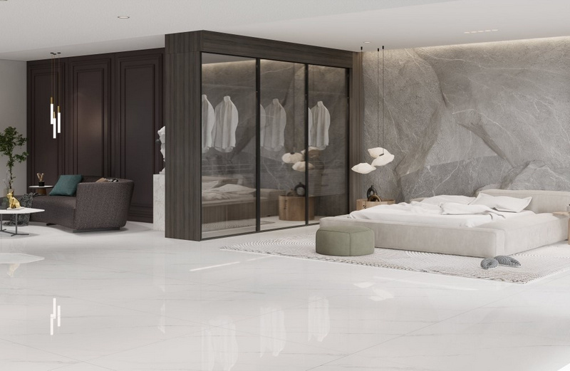 Gạch Viglacera 120x120 ốp l&aacute;t ph&ograve;ng ngủ master