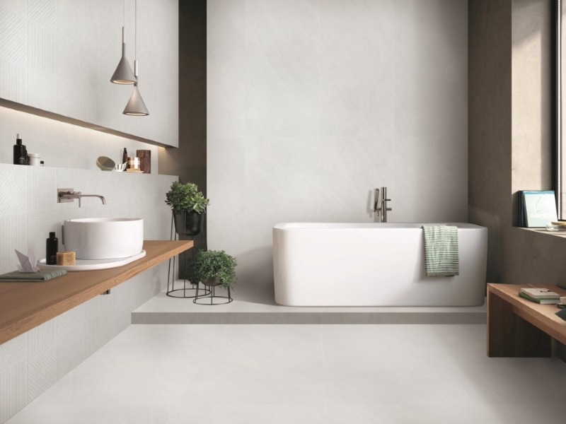 Gạch 60×120cm Trung Quốc HLTQ612035EL vân xi măng tông xám