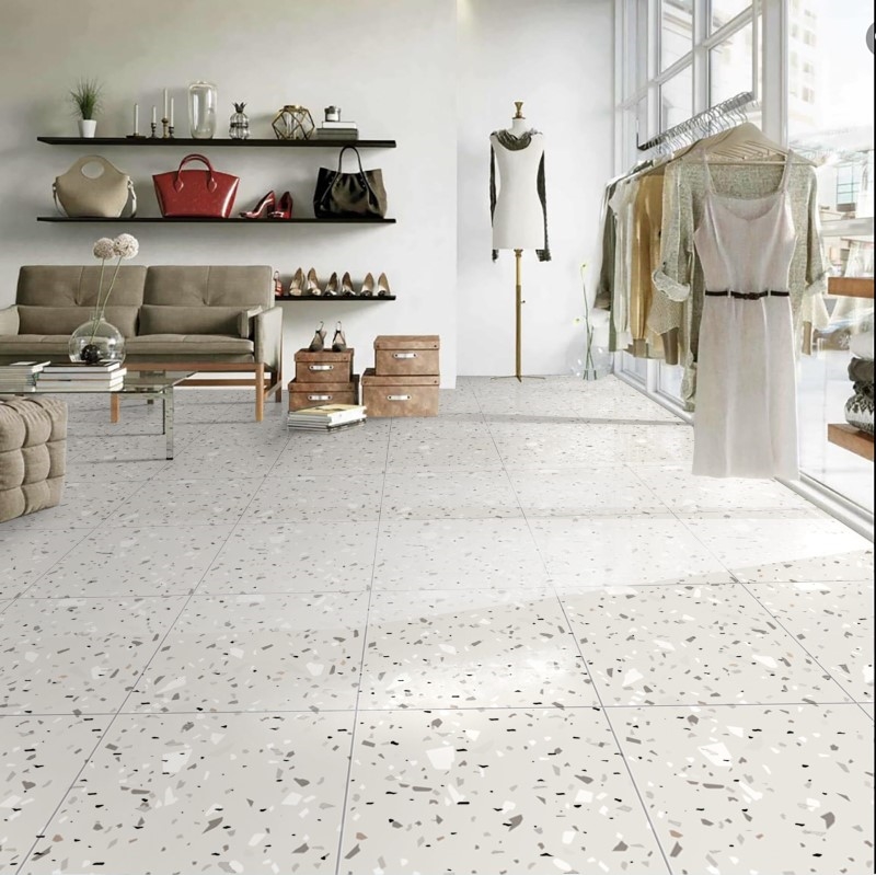 Gạch vân terrazzo được ứng dụng linh hoạt trong rất nhiều không gian