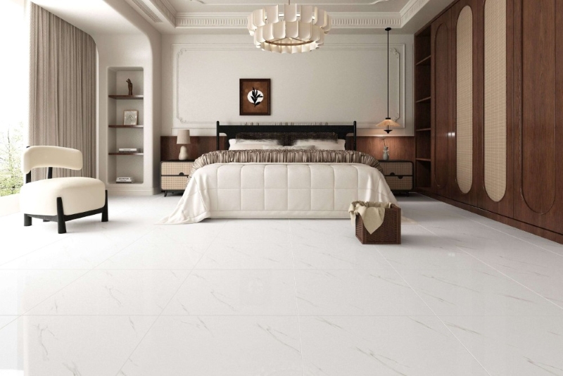 Gạch Á Mỹ 22.C.660.5630 lát phòng ngủ hiện đại