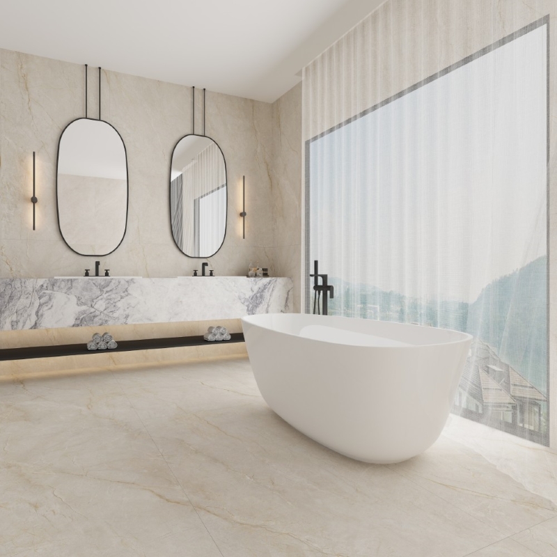 Gạch lát nền đáp ứng nhu cầu về thẩm mỹ đa dạng 