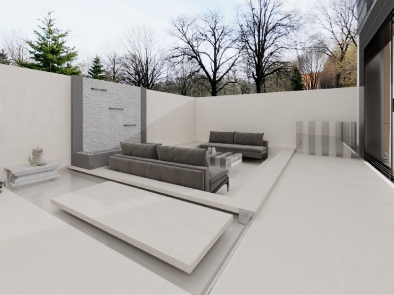 Biến sân nhà thành nơi uống trà, thư giãn