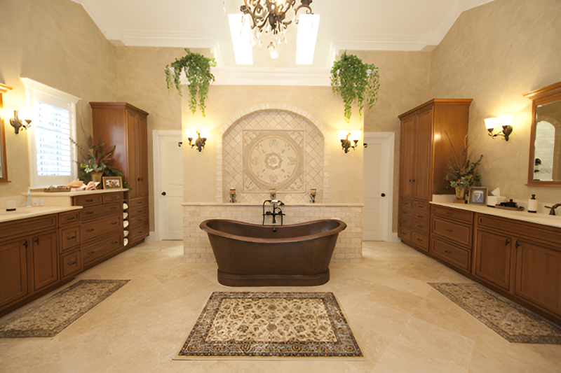 Phòng tắm cổ điển 