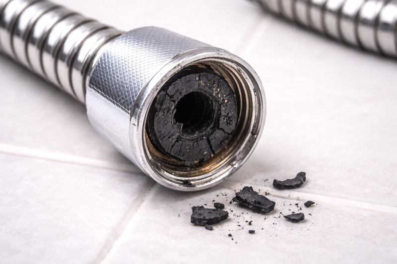 Gioăng cao su bị bẹp, nát, nứt vỡ