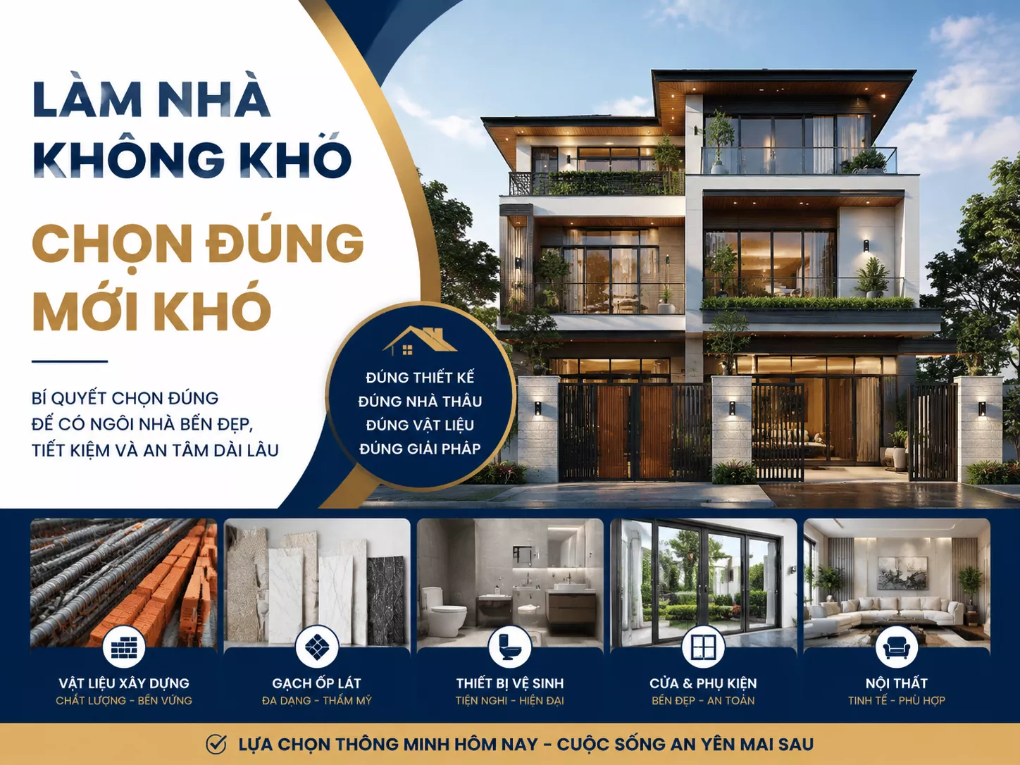 Làm Nhà Không Khó, Chọn Đúng Mới Khó: Bí Quyết Xây Nhà Bền Đẹp Từ Đầu