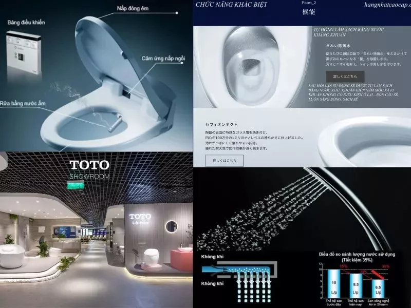 Khám phá top 10 công nghệ thiết bị vệ sinh TOTO hiện đại nhất 2024!