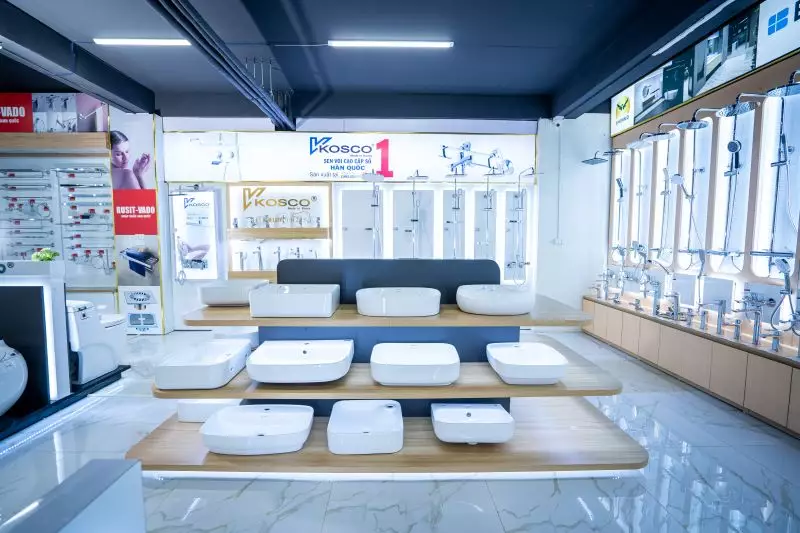 Showroom Hùng Lan - Đại lý thiết bị vệ sinh Kosco uy tín hàng đầu