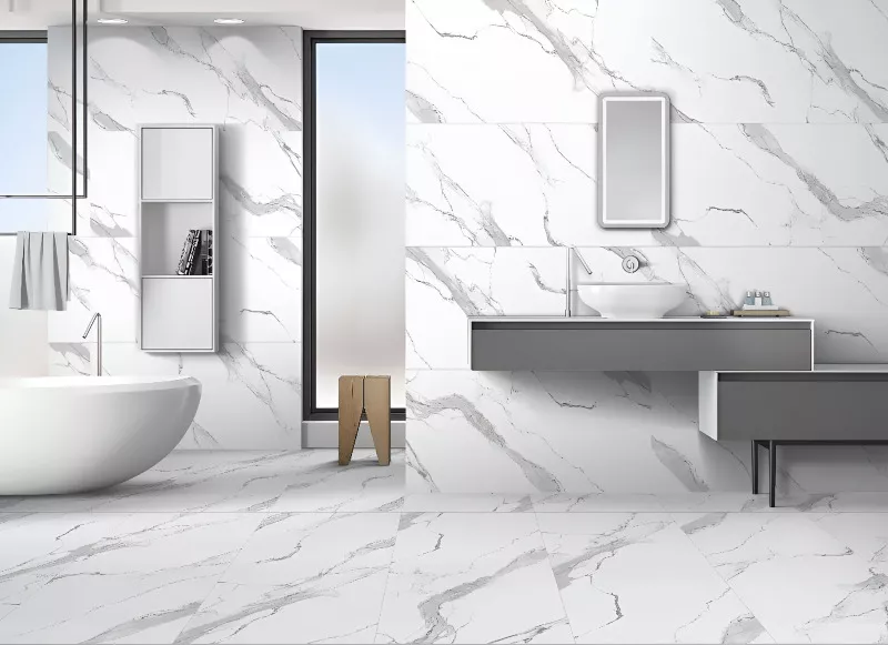 Gạch màu trắng – Tinh tế, thanh lịch phù hợp cho mọi phong cách